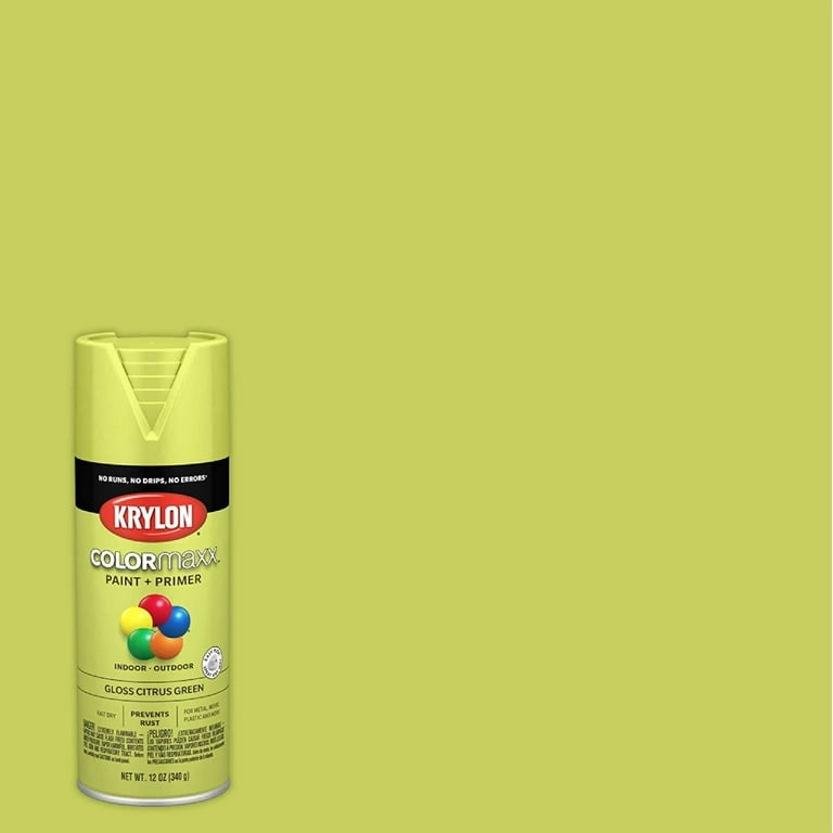 Krylon K05512007 COLORmaxx Spray Paint and Primer for Indoor