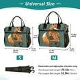 thumbnail image 2 of Fox Hoodie Green Cooler Bag Lunch Bag Soft Cooler Cooling Tote Insulated Lunch Box for Adult Men Women, 2 of 6