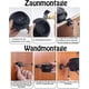 thumbnail image 4 of Solar Gutter Lights with Adjustable Bracket, Waterproof Outdoor LED Lights for Fence, Garden, Wall, Yard (Black), 4 of 5
