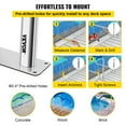 thumbnail image 5 of VEVOR Swimming Pool Handrail Stainless Steel with Quick Mount Base Plate, 5 of 9