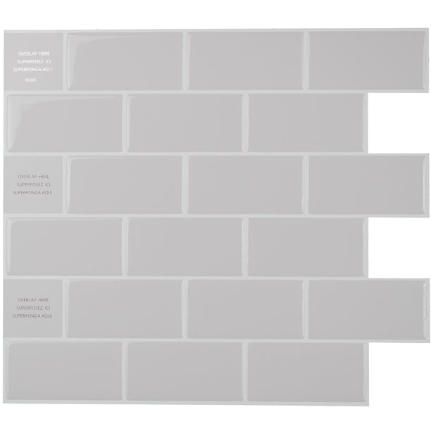 Smart Tiles Peel and Stick Backsplash Tiles Premium 3D Kitchen and