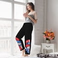 thumbnail image 5 of Salouo Happy Independence Day Gnome Print Women's Pajama Pants Casual Loose Sweatpants PJs Flowy Pants Drawstring Palazzo for Women Wide Leg Pants Lounge Pajama -X-Large, 5 of 8