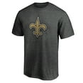 thumbnail image 2 of Men's Fanatics Heather Charcoal New Orleans Saints Primary Logo T-Shirt, 2 of 3