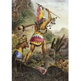 thumbnail image 2 of Freres, Firmin Didot 18x24 Black Ornate Wood Framed with Double Matting Museum Art Print Titled - The Signal For The Retreat, 2 of 4