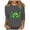 Gray, variant on Cavosen St.Patrick's Day 3/4 Sleeve Tops for Women Trendy Festival Shamrock Green Print Tops Pullover Round Neck Holiday Shirts Irish Vacation Stylish Blouse Loose Tshirts L