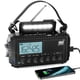 thumbnail image 1 of Radio meteorológica Raynic de 5000 mAh con manivela solar de emergencia, 1 of 7