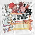 thumbnail image 2 of Looney Tunes T-Shirt Bugs And Friends Unisex Graphic Tee For Men & Women, 2 of 7