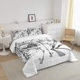 thumbnail image 2 of YST Ski Cabin Comforter Set Winter Sports Ski Theme Bedding Set, King Size, 3 Count, 2 of 5