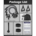 thumbnail image 6 of Zacro Resistance Bands Set, 270 lbs Heavy Exercise Resistance Bands with Handles Door Anchor for Muscle Training Stretching Workout Bands for Home Gym, 6 of 8