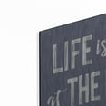 thumbnail image 2 of Luxe Metal Art 'Life is Better at the Beach' by lettered & lined, Metal Wall Art, 16"x12", 2 of 9