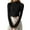 Black, variant on Women's Thermal Underwear Top German Velvet Heating Base Layer Slim Fit Winter Warm Shirt