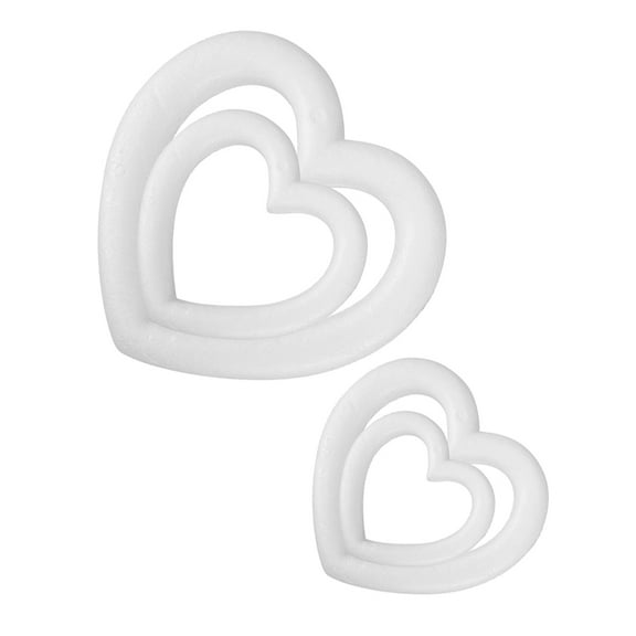 HONMEET Heart Foam Wreaths for Diy and Party Decorations by Artists and