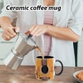 thumbnail image 4 of Gkeoshab Glass&Bottle Musical Notes Design Guitar Piano Coffee Mugs Creative Music Mug Violin Style Guitar Ceramic Mug Coffee Tea Milk Stave Cups With Handle Music For Friend Men Women Music Te, 4 of 8