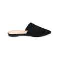 thumbnail image 3 of BLISSFUL STEP Women's Pointed Toe Flat V Shape Slides Mules Black (Size 6), 3 of 6