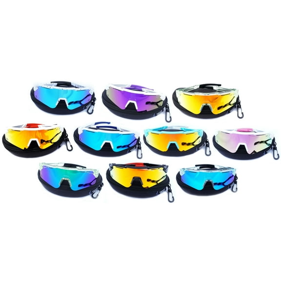 Kids Baseball/Softball Sunglasses for Youth 7-11U Polarized, Case, strap, cloth