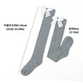 thumbnail image 2 of DQRPSEETB Womens Long Socks Bowknot Pure Color Socks Thigh High Socks Over The Knee Socks Festival Christmas Womens Low Cut Socks,Golf Socks, 2 of 5
