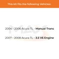 thumbnail image 2 of Max Advanced Brakes - Brake Kit for 2004 2005 2006 2007 2008 Acura TL Front and Rear Replacement Disc Brake Rotors and Ceramic Brake Pads, 2 of 9