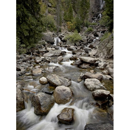 Colorado Cascade - Fish Creek Falls and Cascades, Routt National Forest, Colorado, USA Print Wall Art By James Hager