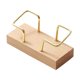 thumbnail image 1 of Organizador de de madera de escritorio de 11x5 cm para reuniones, conferencias accesorias versátiles versátiles de mesa de marco Marrón claro, 1 of 8