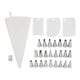 thumbnail image 2 of Complete Icing Bag Set with Cotton Piping Bag and Stainless Steel Nozzles, 2 of 10