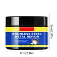 thumbnail image 3 of Stainless Steel Metal Repair Paste 120g, Rust Remover and Polish Restores Mirror-Like Shine Non-Scratch Protective Coating for Pots Pans Sinks Kitchen Appliances Household Surfaces, 3 of 9