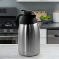thumbnail image 5 of MegaChef 2L Stainless Steel Thermal Beverage Carafe for Coffee and Tea, 5 of 5