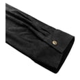 thumbnail image 7 of yillto Mens Golf Long Sleeve Shirt Classic Button Solid Color Collared Tshirt Fashion Casual Shirts, 7 of 7