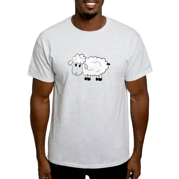 CafePress - Sheep Light T Shirt - Men's Classic Graphic T-Shirt