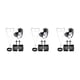 thumbnail image 3 of Toystoory 1 Set Hair Hoop Bowknot Lace Meaningful Fashion Appearance Retro Earrings Gifts Attractive Fabric for Birthday Party Type1 NO1 Toystoory CBP439333, 3 of 6