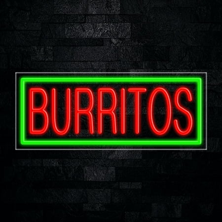 Burritos-LED Neon Sign 30 L x 12 H #30185