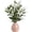 PINK, variant on 14" Indoor Artificial Olive Plant in Ceramic Vase - Faux Greenery Potted Tree for Home Office Decor, Modern Farmhouse Tabletop Centerpiece,Pink