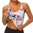 thumbnail image 3 of Uemuo Cat Pattern Women's Sports Bra - High Impact Support, Breathable, and Comfortable Athletic Bra for Running, Yoga, and Workouts, 3 of 9