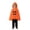 Orange, variant on Gunia Kids Ghost Hooded Cape For Boys Girls 2 Piece Halloween Costumes Cloak Cute Party Dress Up Outfits Poncho,Size 1-9 Years