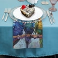 thumbnail image 4 of Nawy Parrot Tropical Birds Polyester Dinner Napkin for Dining Table Kitchen Party Decor 6 PCS, 4 of 7