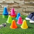 thumbnail image 2 of Mini conos de agilidad para deportes infantiles, paquete de 50 colores surtidos, equipo de entrenamiento para interiores y exteriores, involucra a los niños en actividades divertidas, 2 of 5