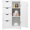 thumbnail image 3 of Wooden Bathroom Storage Cabinet Floor Storage Cupboard for Living Room Bathroom, 3 of 26