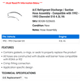 thumbnail image 2 of A/C Discharge / Suction Hose Assembly - Compatible with 1992 - 1993 Chevy S10 4.3L V6, 2 of 2