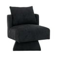thumbnail image 2 of HOMEFUN Swivel Barrel Chair, Comfy Round Accent Sofa Chair for Living Room, 360 Degree Swivel Barrel Club Chair, Leisure Arm Chair for Nursery, Hotel, Bedroom, Office, Lounge, 2 of 8