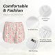 thumbnail image 4 of Balery Rabbit Pantalones cortos deportivos para mujer con forro y dos bolsillos, elásticos, para entrenamiento, gimnasio, yoga-Medium, 4 of 7