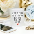 thumbnail image 5 of YouNique Designs 20 Year Wedding Anniversary Coffee Mug For Her - 11 Ounces - 20th Anniversary Cups for Wife - Twenty Years Coffee Cup - 20th Year Coffee Mug, 5 of 6