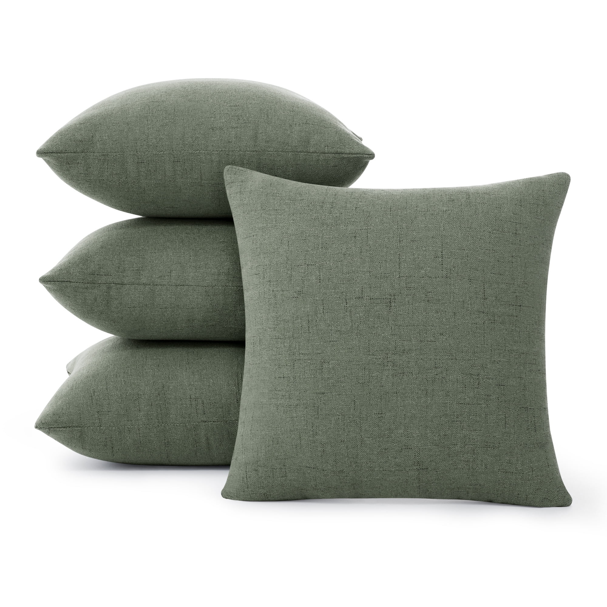 DecorX 18x18 Rustic Linen Fall Pillow Covers - Set of 4 – JoyX