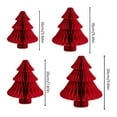 thumbnail image 5 of Shoreew Honeycomb Paper Christmas Tree 3D Foldable Accordion Xmas Tree Winter Tabletop Centerpiece for Holiday Dinner Table Indoor Home Decor, 5 of 7