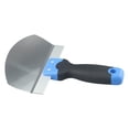 thumbnail image 1 of Arc Cleaning Plastering Cutter Product Name Aluminum Anti Slip Handle Arc Blade Stainless Steel Long Term Work, 1 of 7