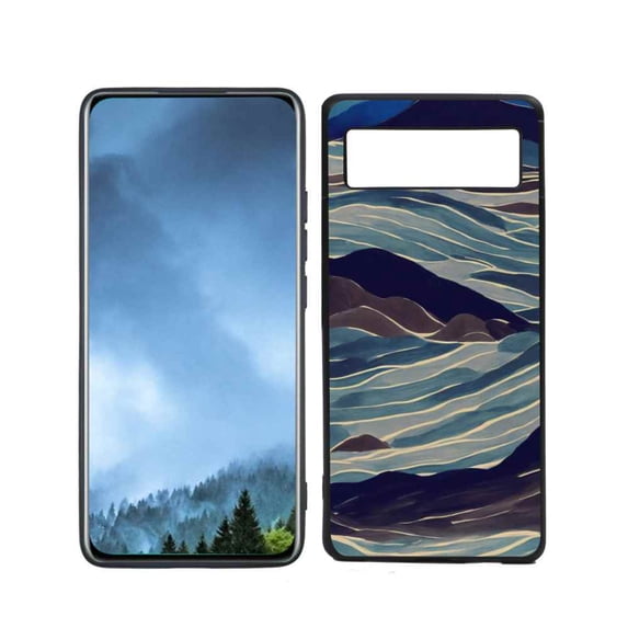 Compatible with Google Pixel 6(2021) Phone Case, Mountains-9 Case Men Women, Flexible Silicone Shockproof Case for Google Pixel 6(2021)