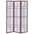 thumbnail image 4 of Katerina 3-Panel Room Divider Folding Shoji Screen Cherry, 4 of 7