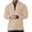Khaki, variant on FUZHIQ Men's Long Sleeve Quarter Zip Polo Shirts Slim Fit Waffle Knit Textured Fabric, Breathable Soft Multi Colors for Fall Winter Casual Daily Work Wear,M