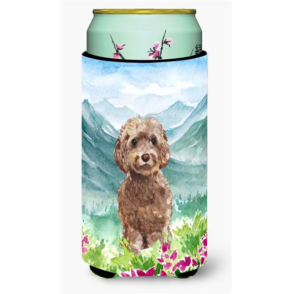 Carolines Treasures CK1988TBC Mountian Flowers Labradoodle Tall Boy Beverage Insulator Hugger