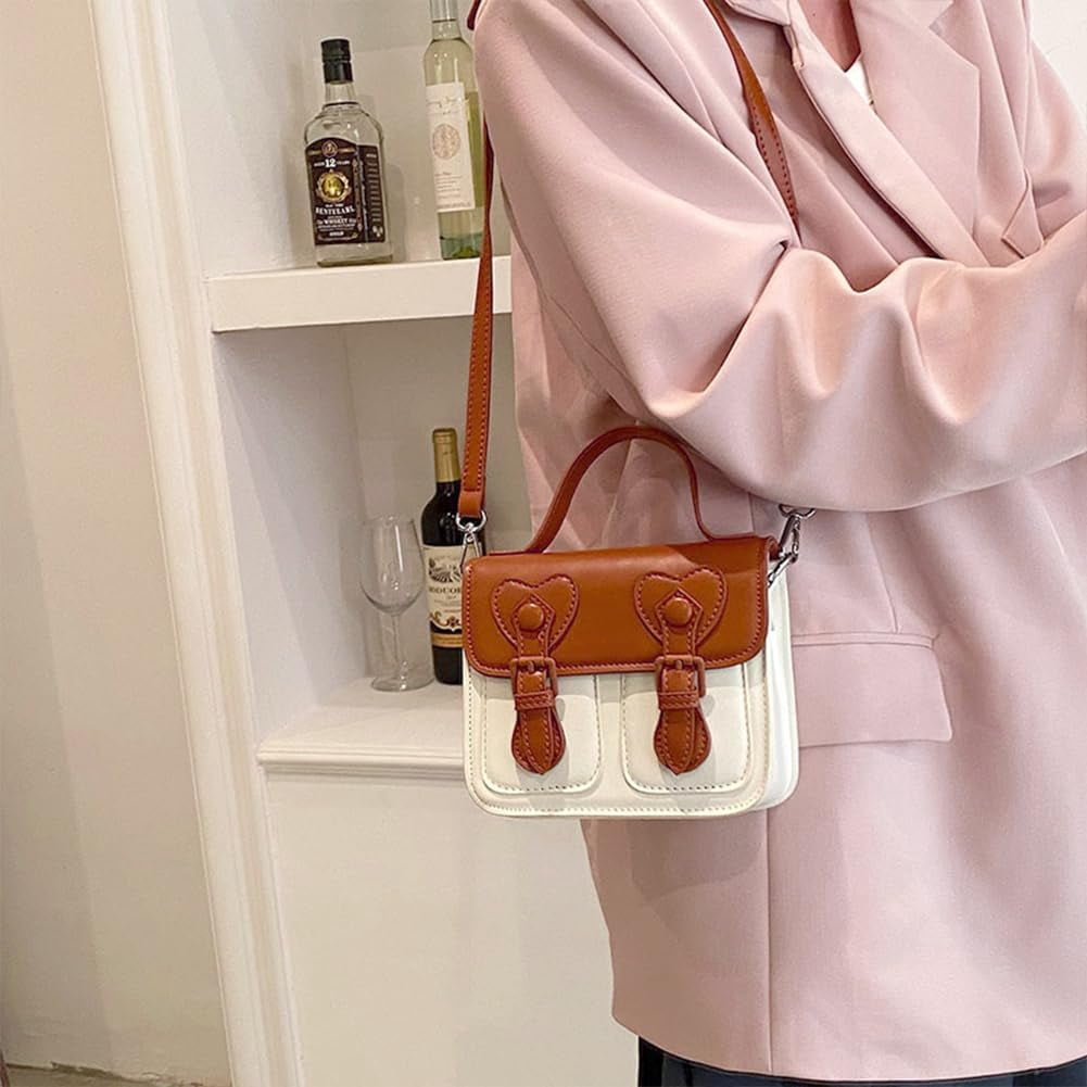 DIY Crossbody Bag Making Kit PU Leather Shoulder Bag Sewing Kit Handmade Messenger Bag Sewing Materials Personalized Bag Stitching Kit Handicraft Purse Making Accessories 6.97x1.97x5.91 Inch