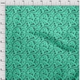 thumbnail image 4 of oneOone Polyester Spandex Sea Green Fabric Asian Floral Block Dress Material Fabric Print Fabric By The Yard 56 Inch Wide, 4 of 4