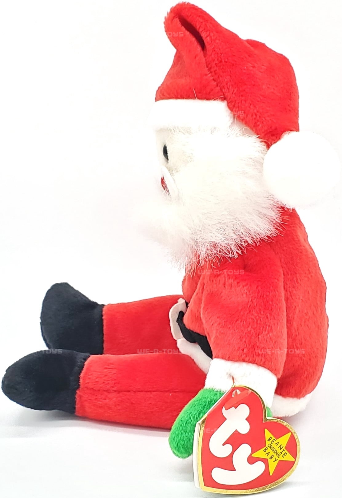Ty Beanie Baby: Santa Plush | Christmas Beanie | Stuffed Animal